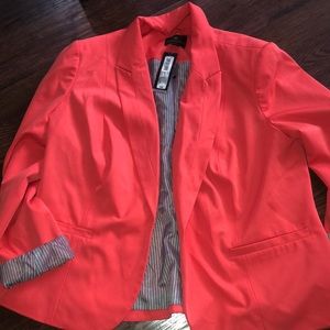 Orange blazer